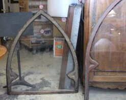 Wood Framed Peaked Window 8 Wood Framed Peaked Window -OGT Sale Store wood molding mirrors for sale p261585