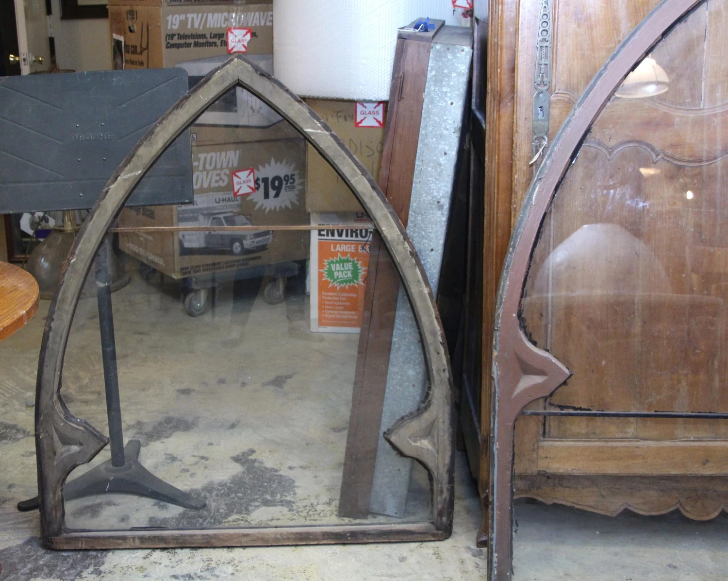 Wood Framed Peaked Window 5 Wood Framed Peaked Window - Image 3