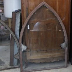 Peaked Wood Framed Window -OGT Sale Store wood molding mirrors for sale p261586